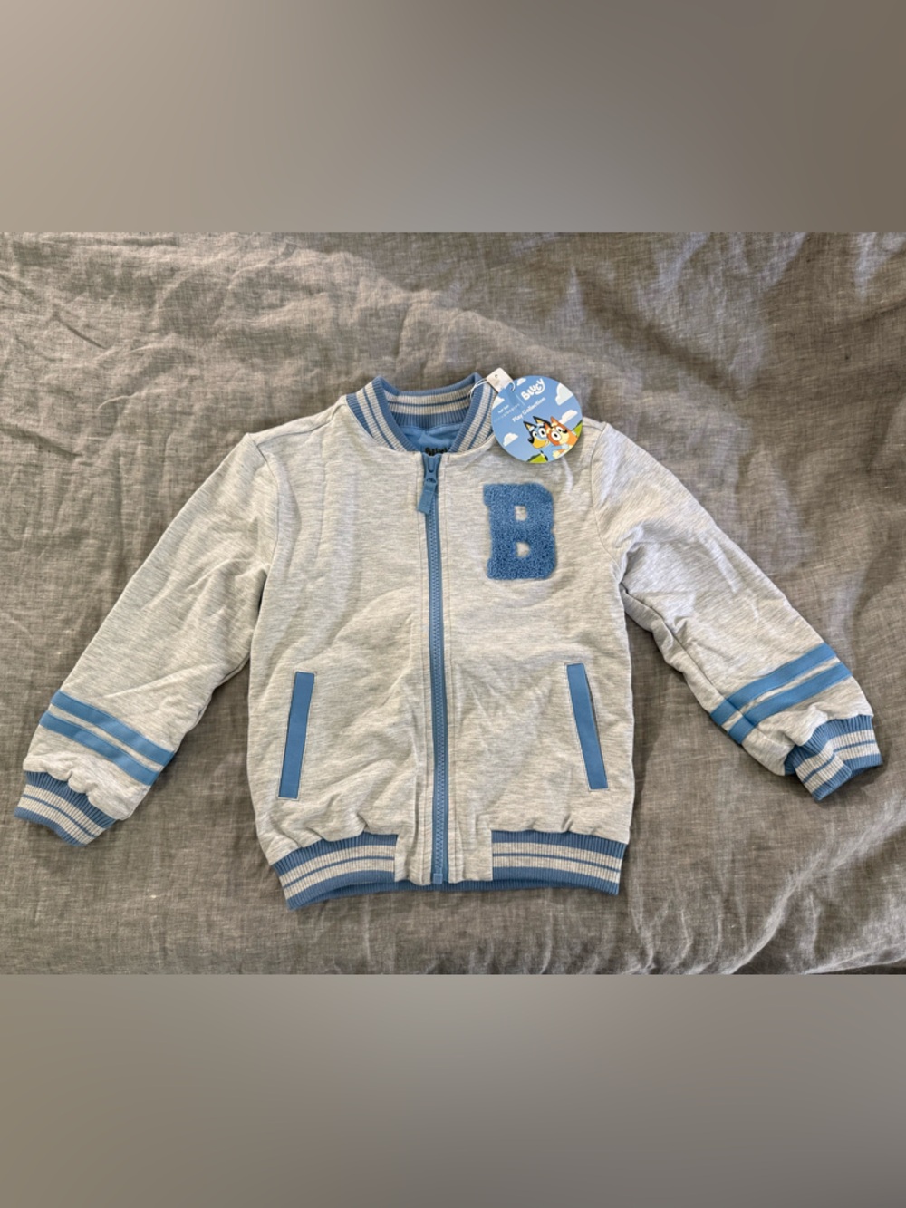NWT Little Sleepies Bluey Bomber Jacket 4T